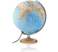 Globe classique en argent National Geographic