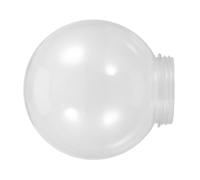 Globe de Lampe en Acrylique Transparent 6 Pouces, Sphérique | 2,5 Pouces Col Fileté, Finition Claire et Résistante aux Uv, pour Porche, Jardin, Garage