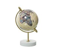 Globe en métal doré 14,5 x 8,5 x 9 cm