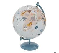 Globe Terrestre Enfant Animaux 28cm Bleu