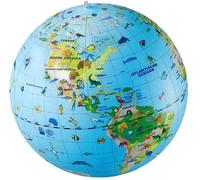 Globe gonflable de 50 cm (en Néerlandais) - Animals | Calytoys