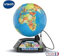 Globe Interactif VTech Genius XL, Globe Vidéo Interactif, 7-99 Ans, Plus de 5h de Vidéos BBC