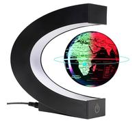 Globe Lévitation Magnétique RGB - Décoration Bureau High-Tech - Cadeau Anniversaire Homme/Garçon - Effet Lumineux Changeant