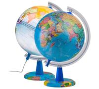 Globe lumineux de 20 cm, carte politique de l'Italie, décoration pour table