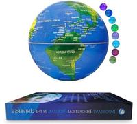 Globe lumineux flottant avec changement de couleur - Décoration pour bureau à domicile