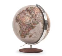 Globe lumineux "Fusion" de style antique - diamètre 37 cm, en anglais | National Geographic