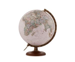 Globe lumineux "Gold" de style antique - diamètre 30 cm, en anglais | National Geographic