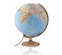Globe lumineux "Gold" de style classique - diamètre 30 cm, en anglais | National Geographic