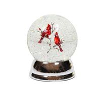 Globe lumineux LED en acrylique et tournant à l'eau BO, s'allume, pile 3AA non incluse.