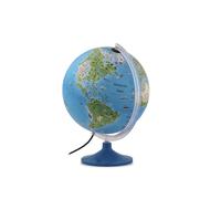 Globe lumineux pour enfants Räthgloben, Atmosphere Family, Solid ou Silver, 30 cm Couleur : Plastique (bleu, transparent)