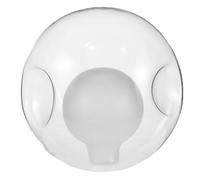 Globe Lumineux Rond en Verre à Douille G9, Abat-jour Double