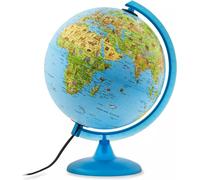 Globe lumineux Safari physique / politique, avec animaux sphère 25 cm
