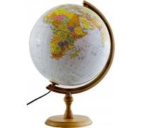 Globe politique/physique éclairé par LED 32 cm