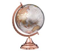Atmosphera – Globe sur pied Terre 33 cm argent et rose