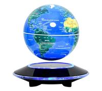 Globe Terrestre à Lévitation Magnétique, Mappamonde Flottante 6 Pouces avec Lumière LED, Décoration de Bureau Style OVNI, Cadeau Éducatif STEM pour Enfants, Idée Cadeau Anniversaire pour Hommes