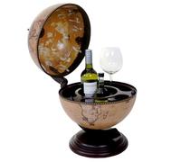 Mendler Globe bar HWC-T873 – Minibar de table pour 3 bouteilles