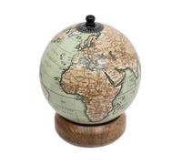 Globe Terrestre Be Vintage 13cm Vert & Marron