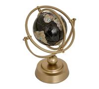 Globe Terrestre en Métal Bota 24cm Doré