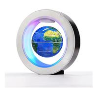 Globe terrestre flottant magnétique lumineux enfant vintage - Onwind - interactif lévitation led bleu espace boule plastique lampe