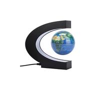 Globe Terrestre LED Levitation Magnétique 3 Lumineux Flottant Bleu Bleu G