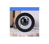 Globe Terrestre LED Levitation Magnétique 3 Lumineux Flottant Noir+Argent Noir G
