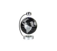 Globe Terrestre LED Levitation Magnétique 8 20cm Lumineux Flottant Noir Noir G