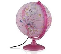 Globe terrestre lumineux Ø 25 cm Zoo rose Rose G