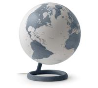 Globe terrestre lumineux Evolve Velvet, carte politique, 30 cm, éclairage LED, Italie