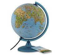 Globe terrestre pour enfants, thème safari, lumineux, rotatif, 25 cm