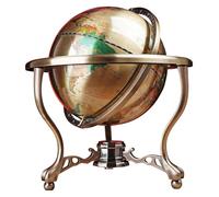 Globe terrestre Vintage en cuivre, ornement de, boule rotative d'apprentissage for bureau, salon, décoration d'entrée