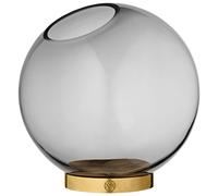 GLOBE Vase avec Support Noir/Or Ø21 cm