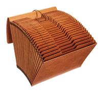 Globe Weis Globe-Weis/Pendaflex Classeur extensible 31 poches avec rabat, index 1-31, format lettre, marron, (R117DLHD)