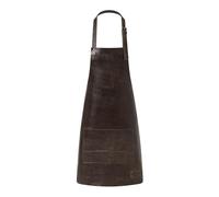 GlobeeCraft Tablier de Cuisine Homme en Cuir - Tablier de Barbecue en Cuir Marron. Élégance et Durabilité pour les Passionnés de Cuisine