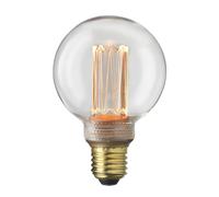 Globen Lighting Ampoule E27 Laser LED filament globe Transparent