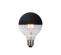 Globen Lighting Ampoule Glob LED transparent. dessus noir en miroir. e27. 2.8w e27. 4w