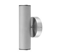 Globen Lighting Applique murale extérieure Hubble up/down Acier brossé