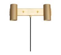 Globen Lighting Applique murale Hubble 2 Laiton brossé