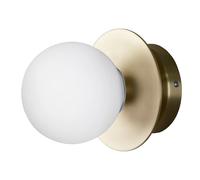 Globen Lighting Applique murale/Plafonnier Art Deco IP44 Laiton brossé