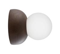 Globen Lighting Applique murale/Plafonnier Torrano 13 cm Chêne teinté brun