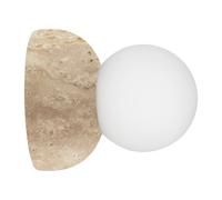 Globen Lighting Applique murale/Plafonnier Torrano 13 cm Travertin