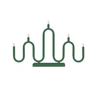 Globen Lighting Bougeoir de l'Avent Noel 5 Vert