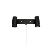 Globen Lighting Hubble 2 Applique Murale Noire