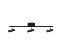 Globen Lighting Hubble 3 Long Plafonnier Noir