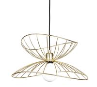 Globen Lighting Lampe à suspension Ray Ø 45 cm laiton brossé