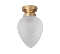 Globen Lighting Plafonnier Juni IP44 Blanc poncé