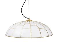 Globen Lighting Suspension Ombrello Ø60cm verre blanc Laiton