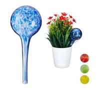 Relaxdays Globes d'arrosage en verre en lot de 4