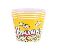 Globly Lot de 4 bols Pop Corn 12 x 16 cm, seau réutilisable en plastique
