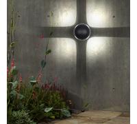Globo BigLight Lampe Murale Extérieure LED Aluminium Noir Mat IP44 4,5 W