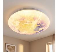 Globo Deckenlampe LED Chambre Design Moderne Motif Nuage Carte 26 cm